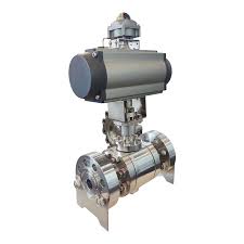 Premium 4-Inch Cast Iron Control Valve with Pneumatic Actuator and Fail-Safe Operation
